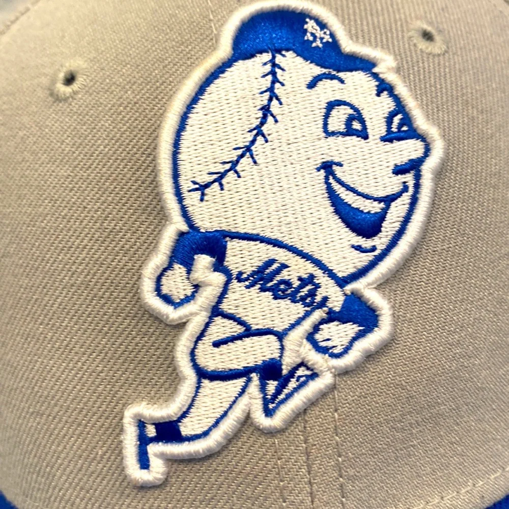 New Officially Licensed adjustable Mr.Mets Logo New York Mets baseball hat. - Picture 5 of 9